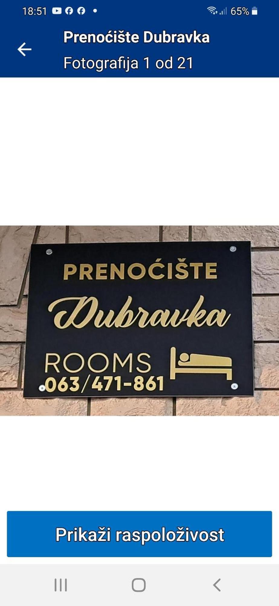 Prenociste Dubravka Apartment *
